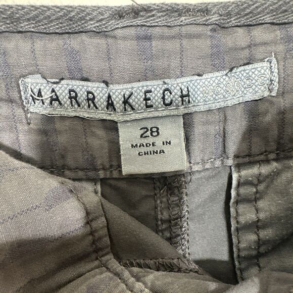 Marrakech Beige Utility Cargo Shorts Size 28 Women’s Casual Travel Style - Picture 5 of 7